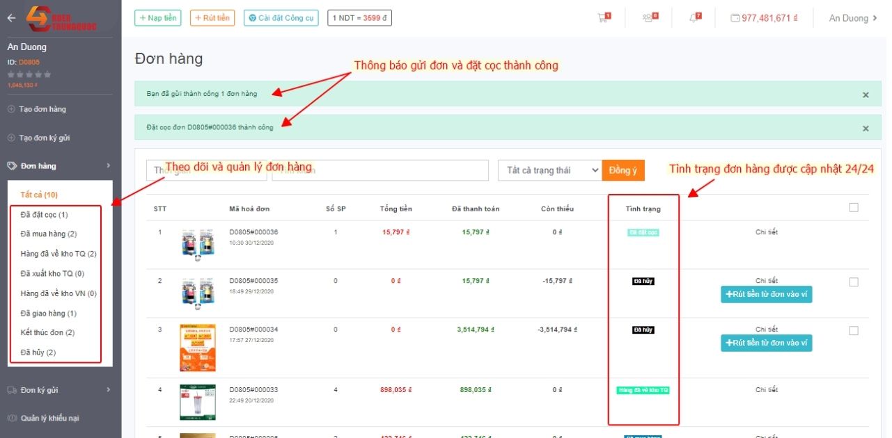 hướng dẫn đặt hàng taobao