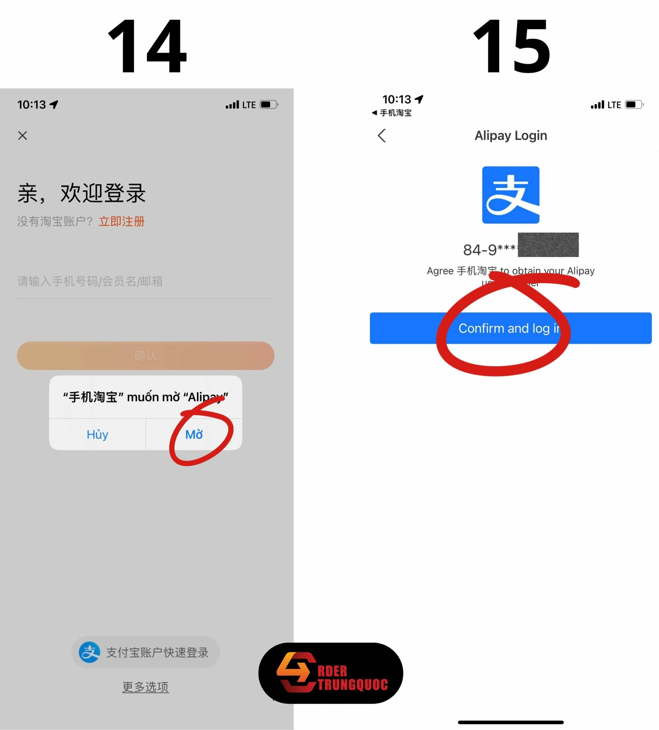 Đăng ký tài khoản taobao trên điện thoại