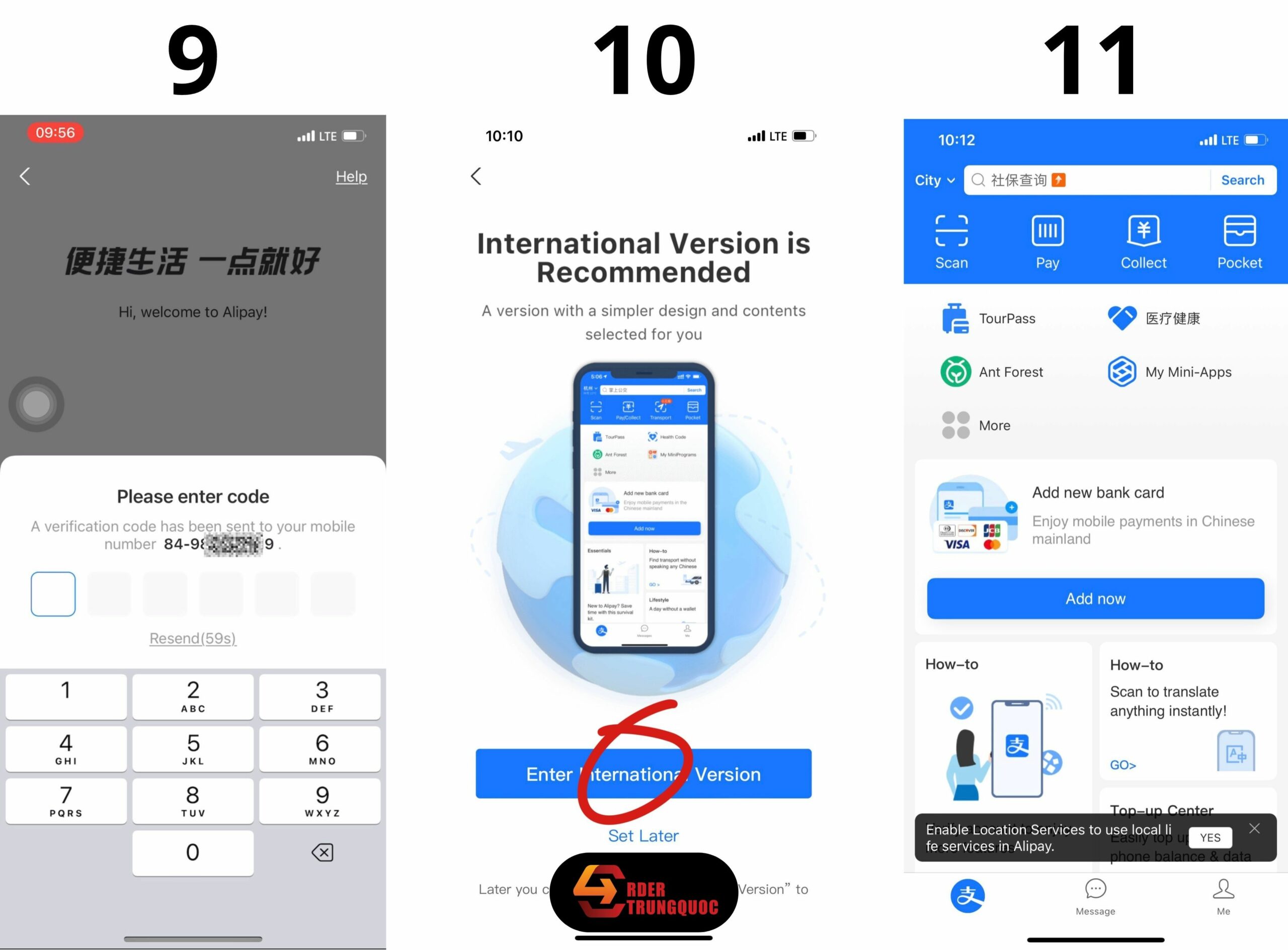 Đăng ký tài khoản taobao trên điện thoại