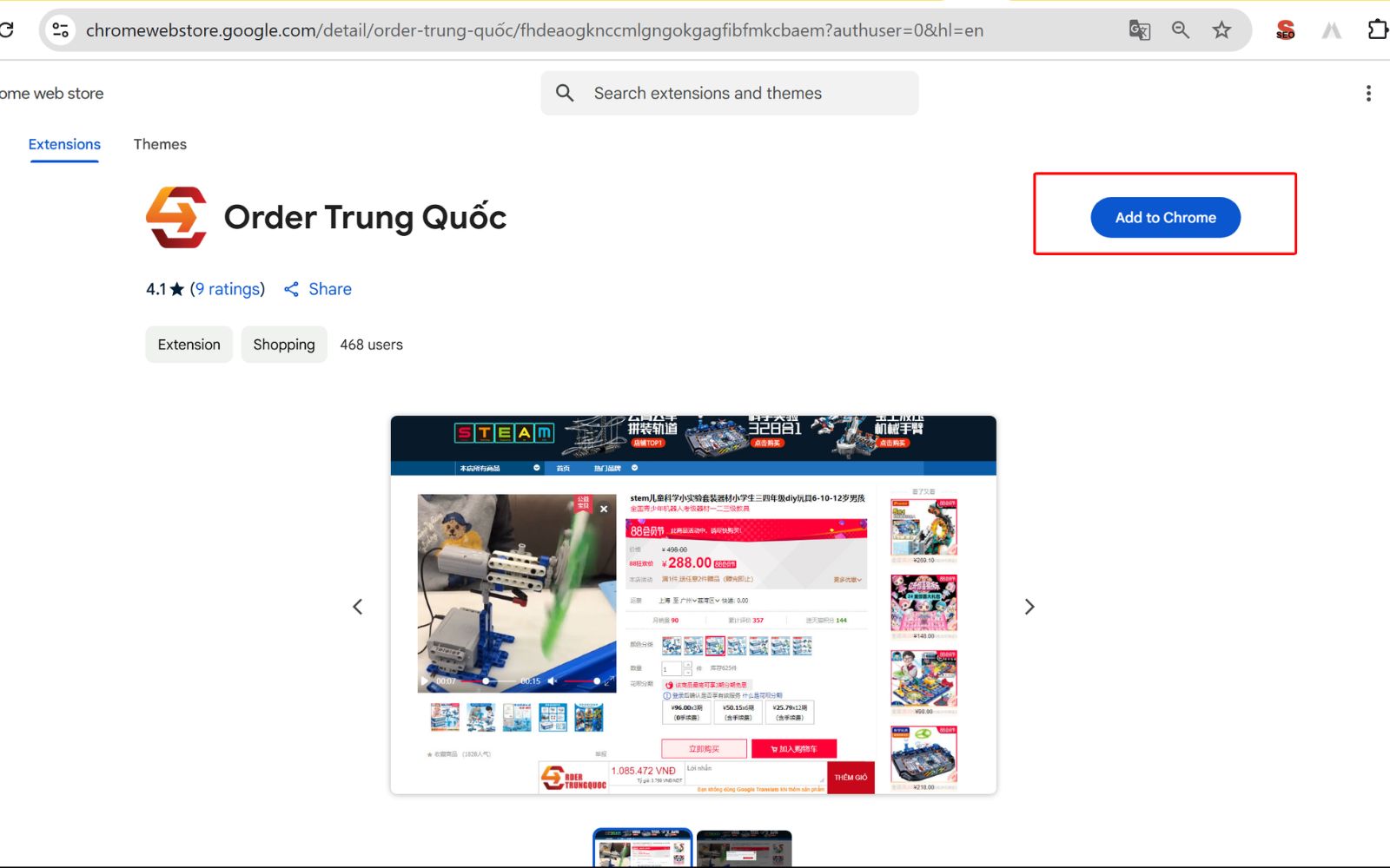 Cách Cài đặt công cụ đặt hàng Taobao.com