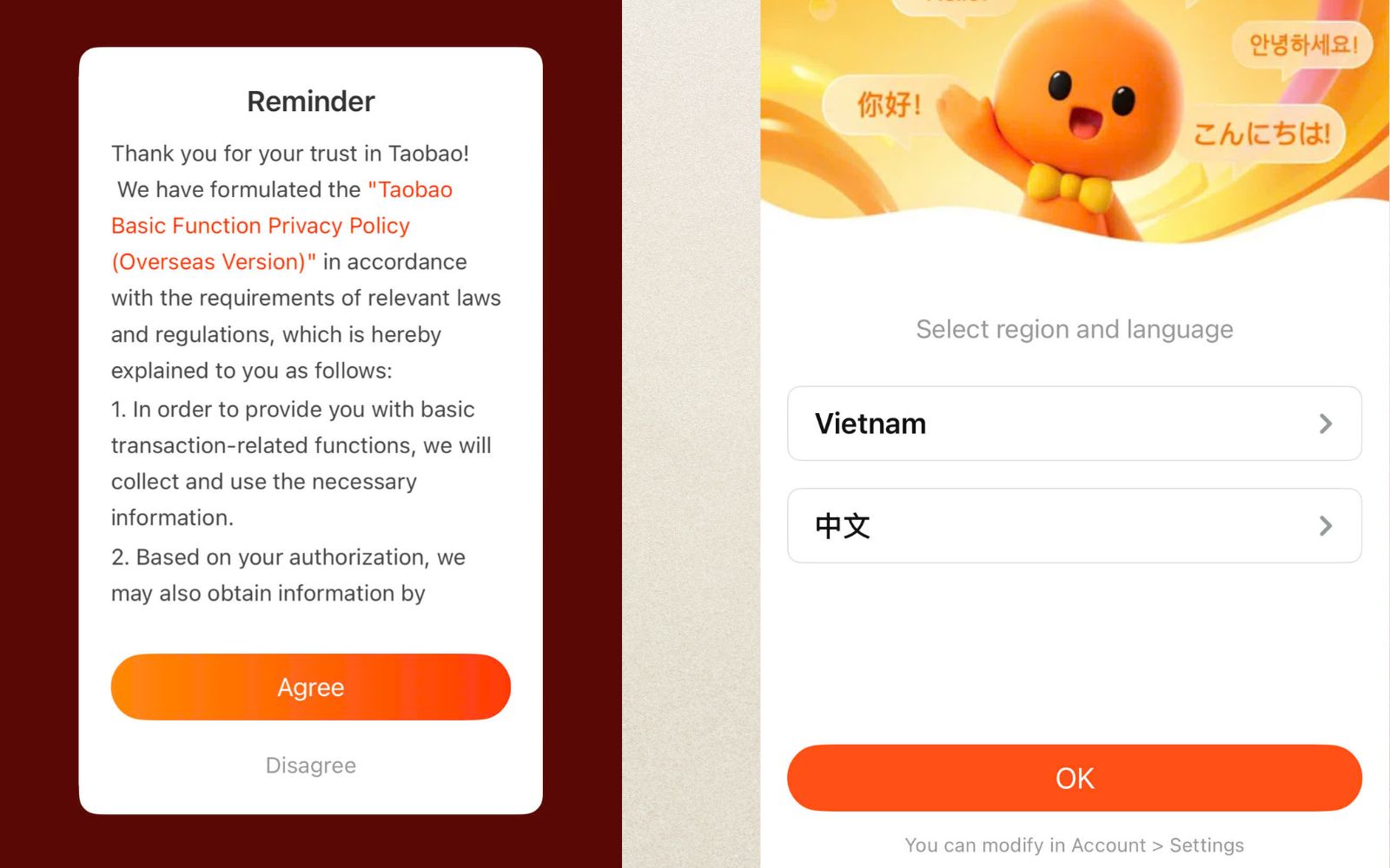 Cách mua hàng taobao trên điện thoại