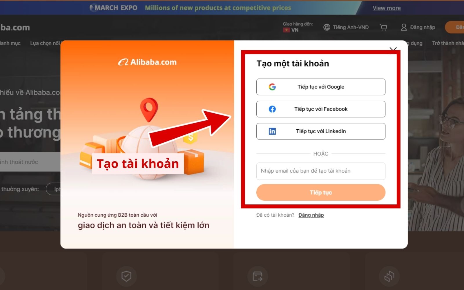 Cách tự order hàng alibaba Cách tự order hàng alibaba