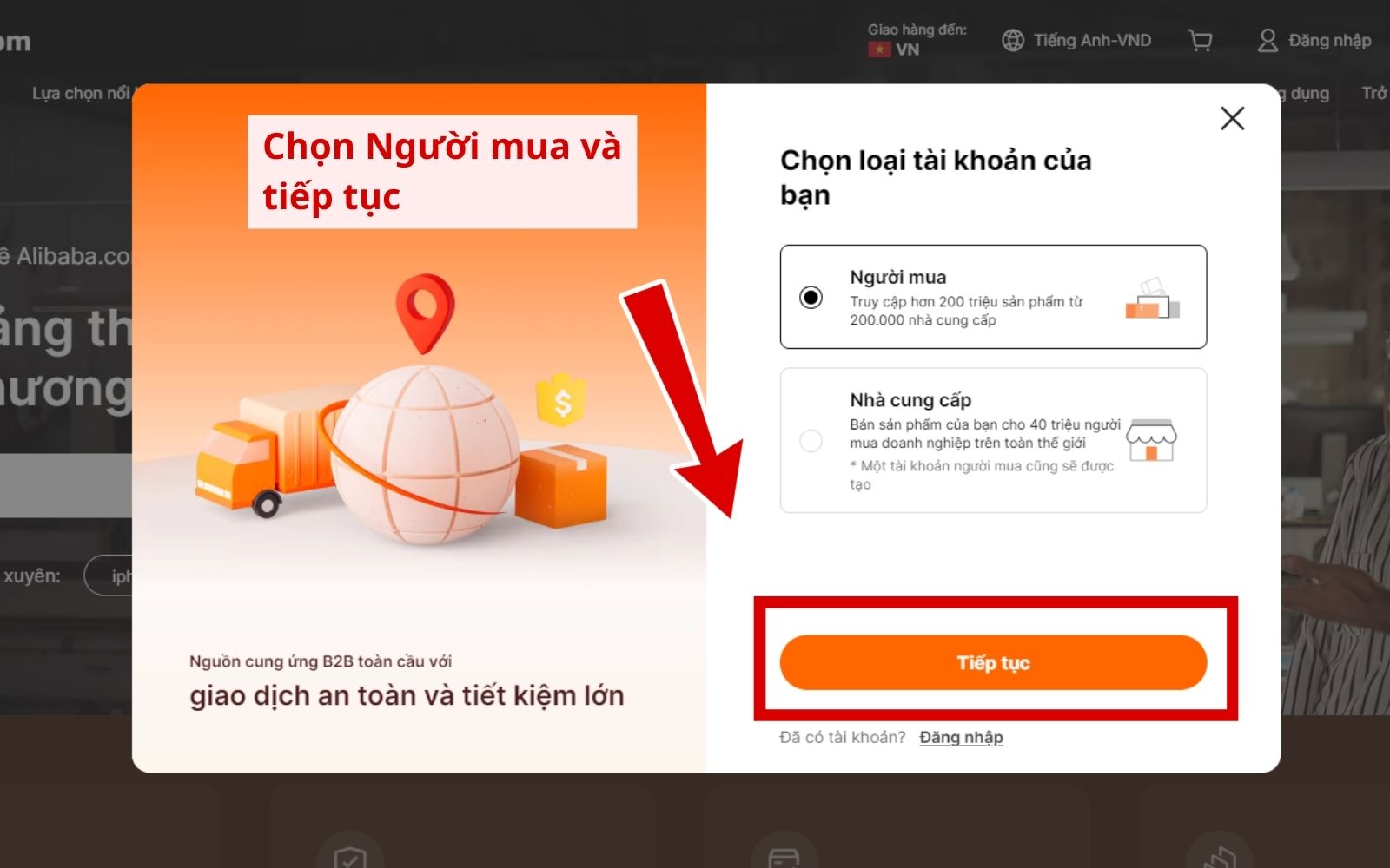 Hướng dẫn tự mua hàng alibaba Hướng dẫn tự mua hàng alibaba