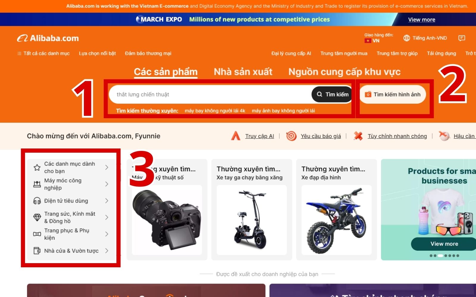 Cách tìm kiếm sản phẩm khi đặt hàng trên alibaba Cách tìm kiếm sản phẩm khi đặt hàng trên alibaba