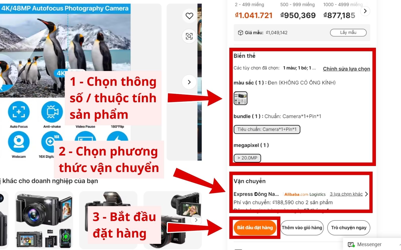 Hướng dẫn cách tự nhập hàng trên alibaba Hướng dẫn cách tự nhập hàng trên alibaba