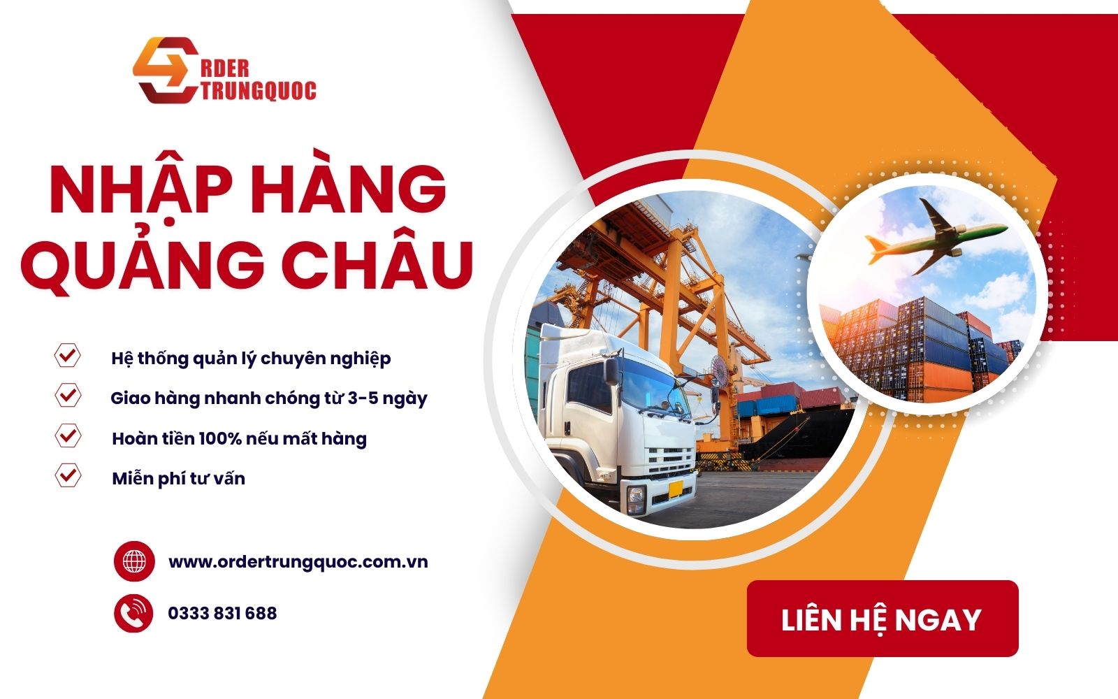 Order Trung Quốc chuyên cung cấp dịch vụ đặt hộ hàng Quảng Châu giá tốt