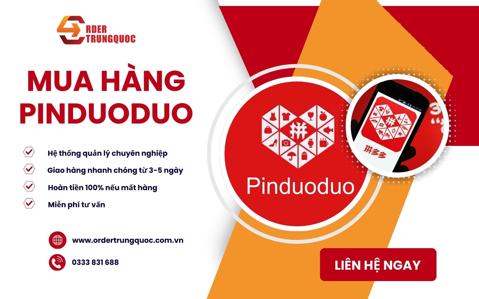 Dịch vụ đặt hộ hàng Pinduoduo uy tín của Order Trung Quốc