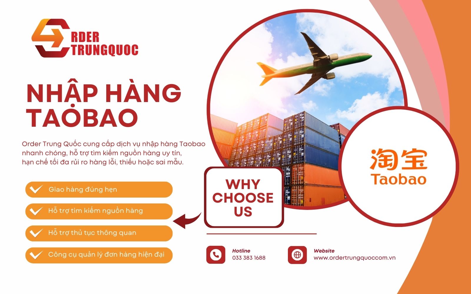Order Trung Quốc - Đơn vị đặt hàng hộ Taobao.com uy tín