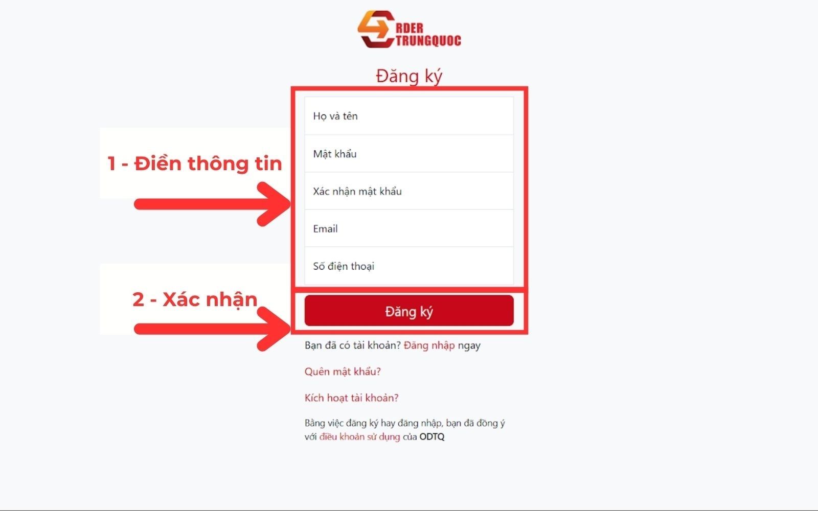 Quy trình mua hộ hàng xianyu tại Order Trung Quốc Quy trình mua hộ hàng xianyu tại Order Trung Quốc