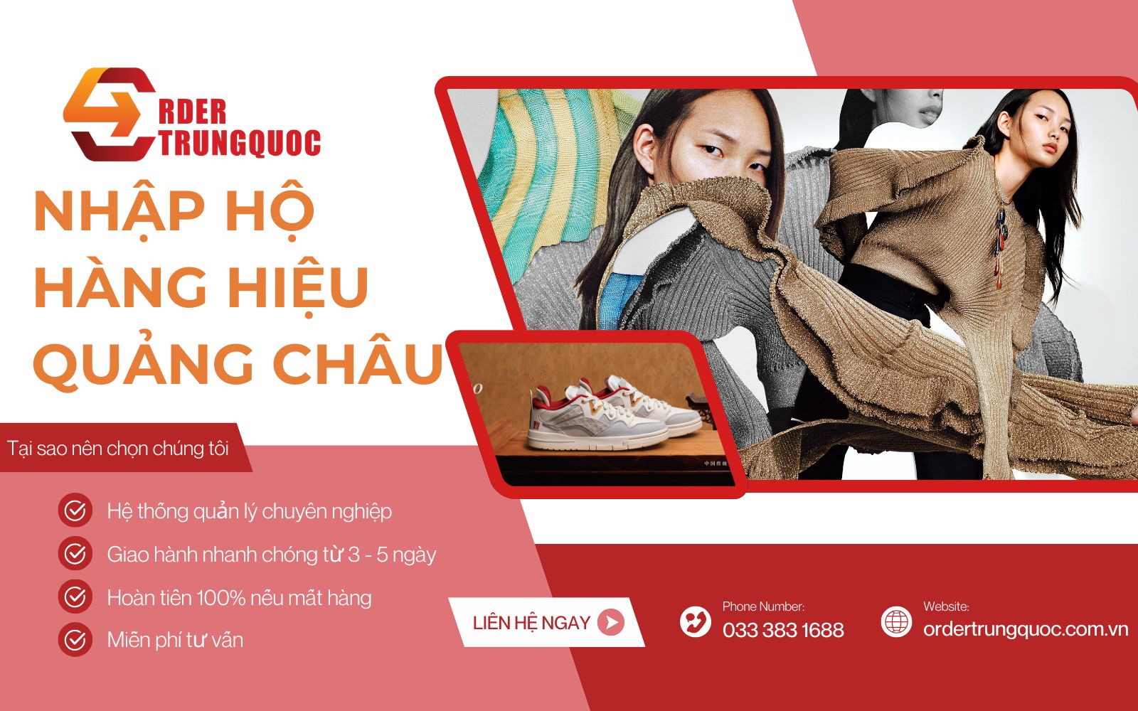 Order Trung Quốc - Chuyên nhập hộ hàng hiệu Quảng Châu giá tốt Order Trung Quốc - Đơn vị nhập hộ hàng hiệu Quảng Châu uy tín