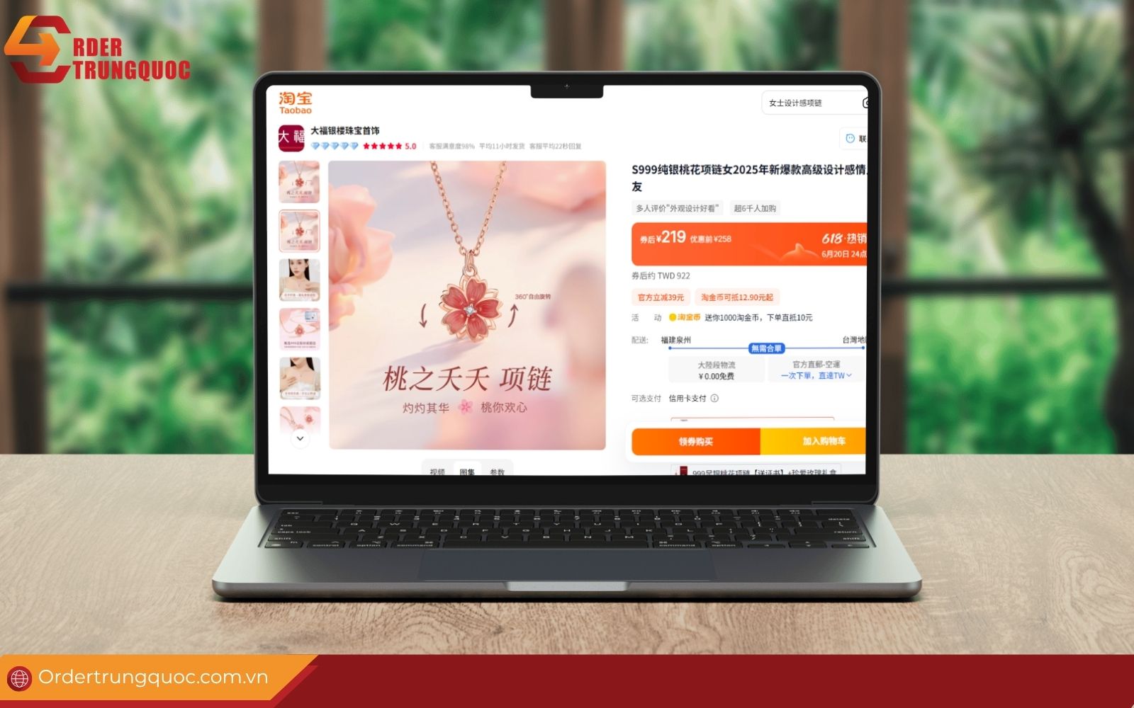tìm nguồn hàng trang sức quảng châu trên Taobao, Tmall, 1688