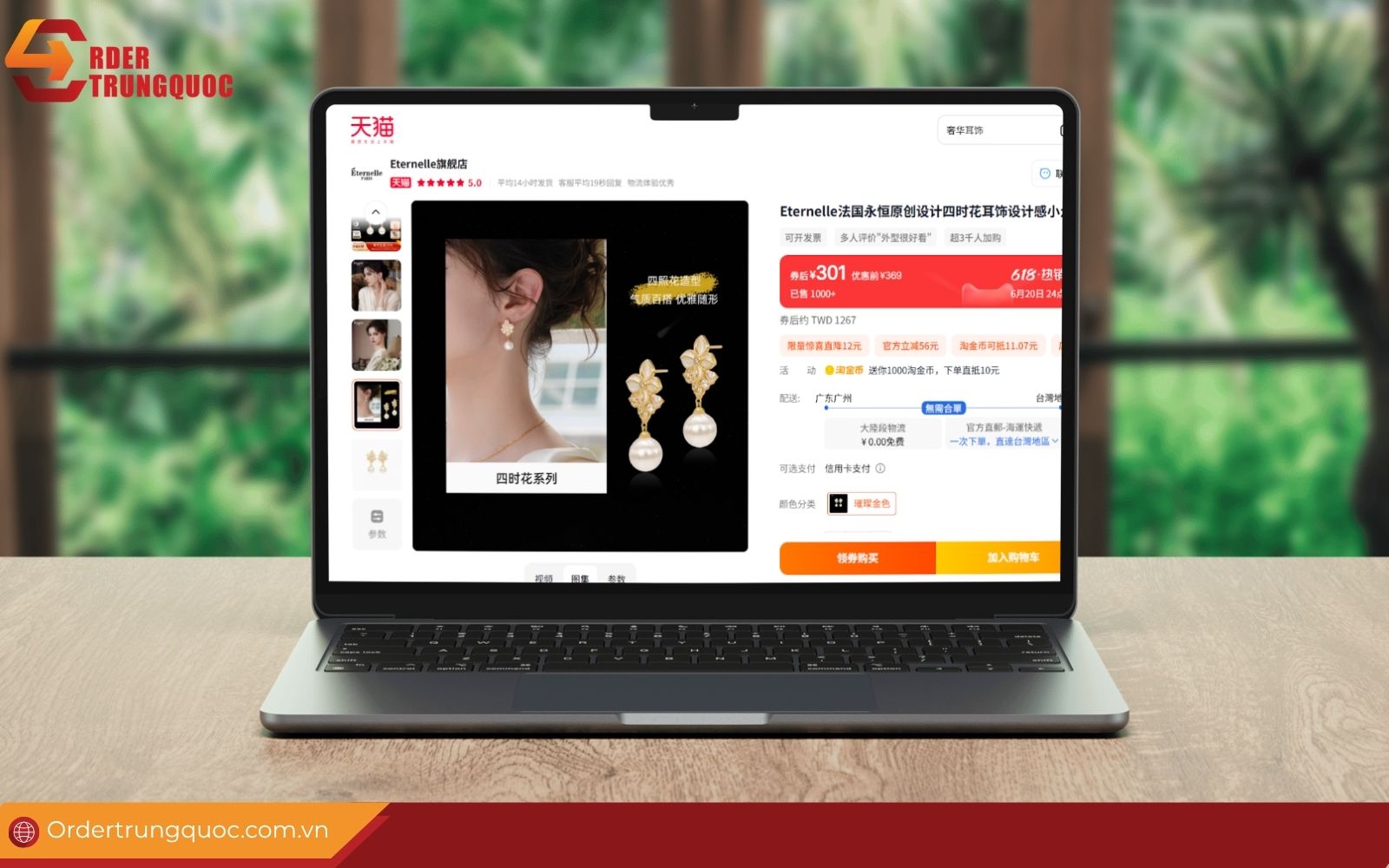 nguồn hàng phụ kiện trang sức trung quốc trên Tmall