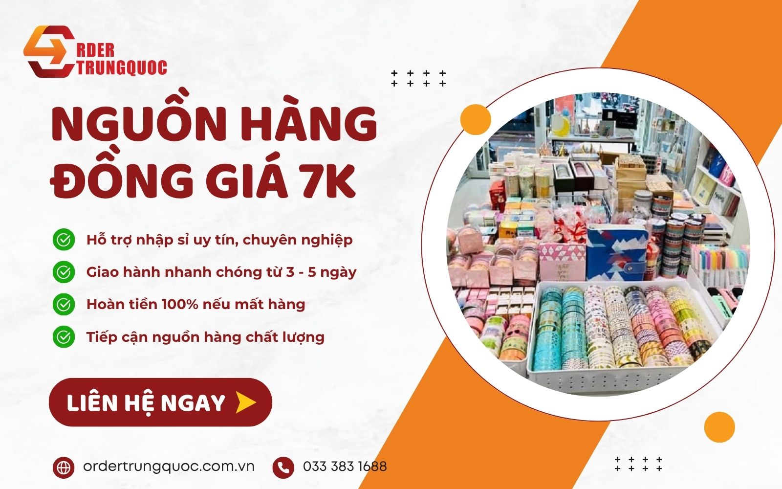 Dịch vụ order hộ hàng đồng giá 7k giá rẻ tại Order Trung Quốc