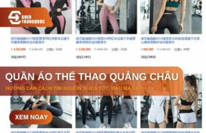 Tổng hợp link shop nhập buôn quần áo thể thao Trung Quốc giá rẻ