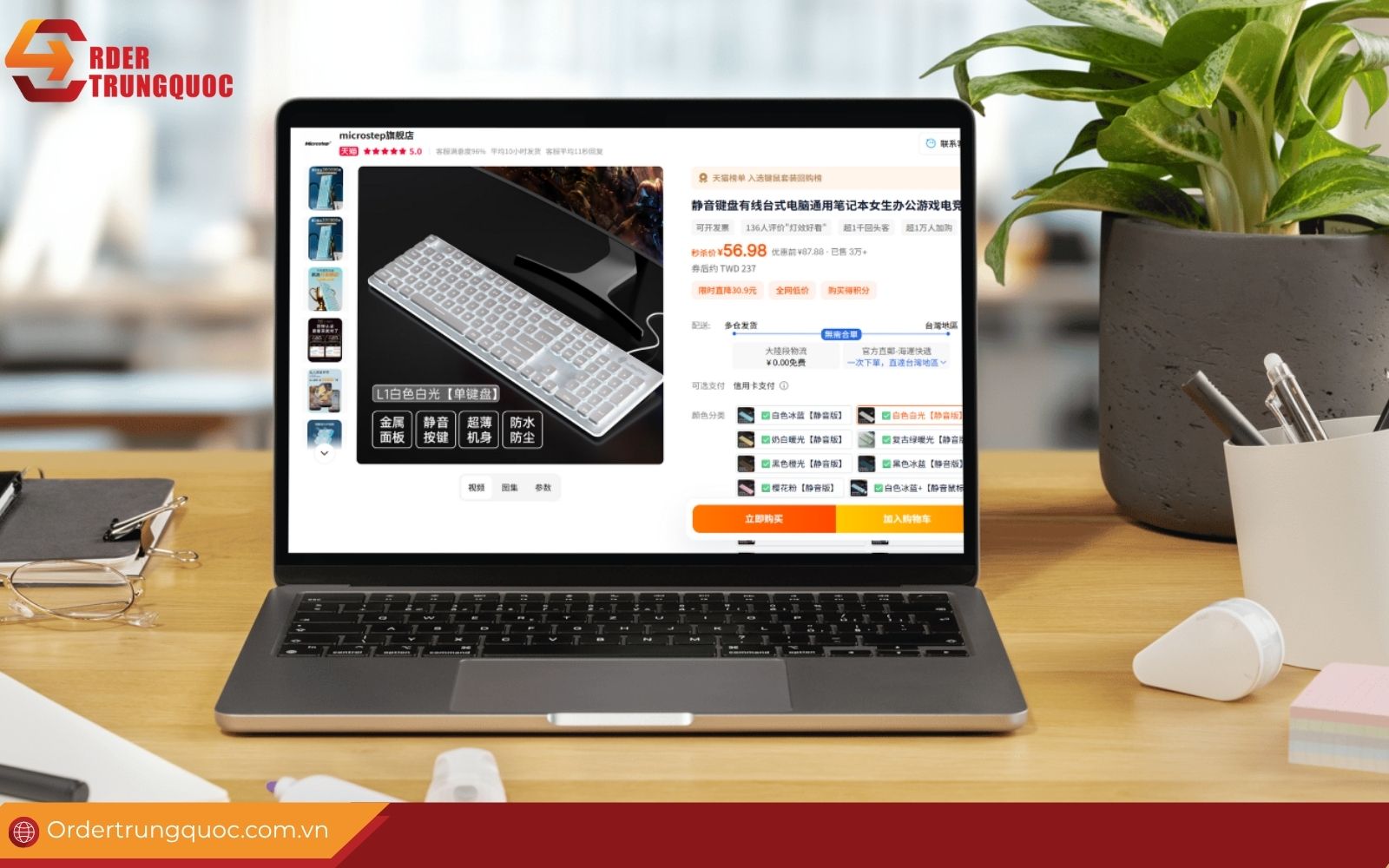 Nhập khẩu bàn phím từ Trung Quốc trên sàn TMĐT Nhập khẩu bàn phím từ Trung Quốc trên sàn TMĐT