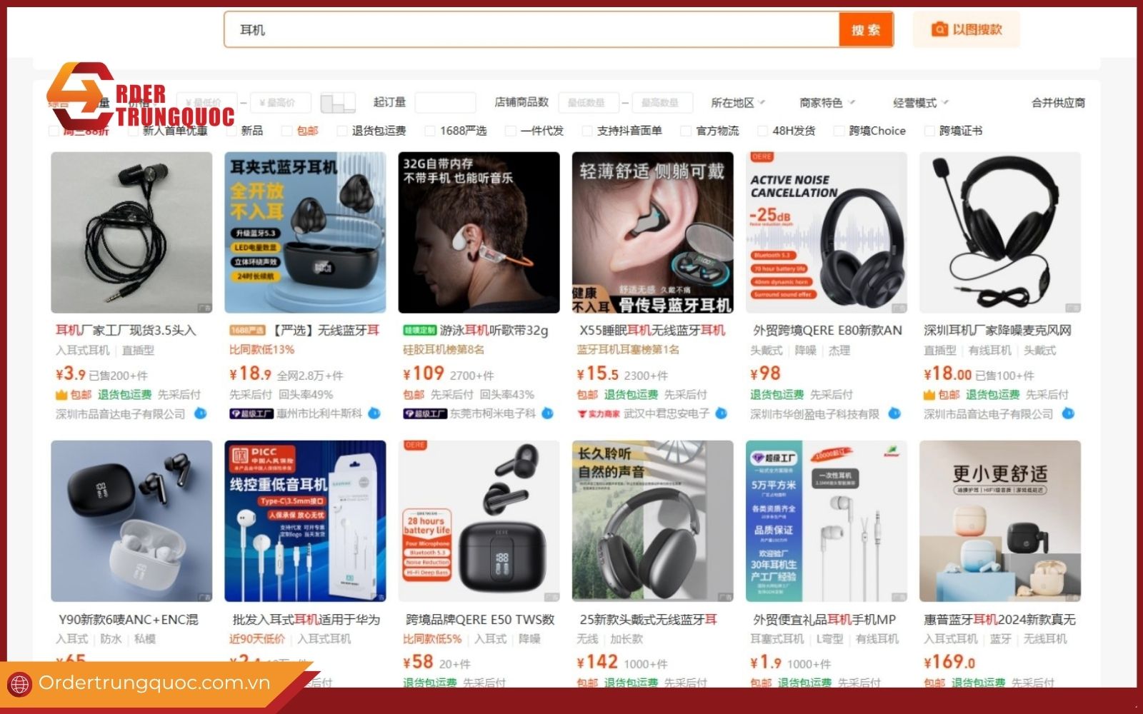 nhập buôn tai nghe từ trung quốc trên sàn TMĐT nhập buôn tai nghe từ trung quốc trên sàn TMĐT