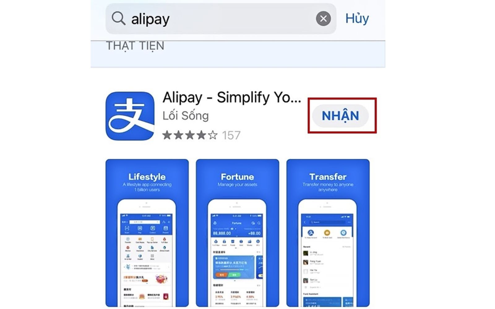 Tải app Alipay về điện thoại Tải ứng dụng Alipay về điện thoại