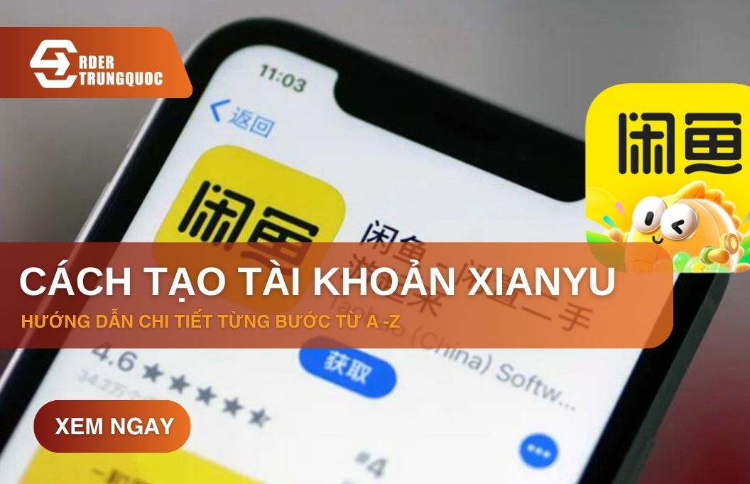 Cách tạo tài khoản Xianyu đơn giản, dễ dàng, thành công 100%