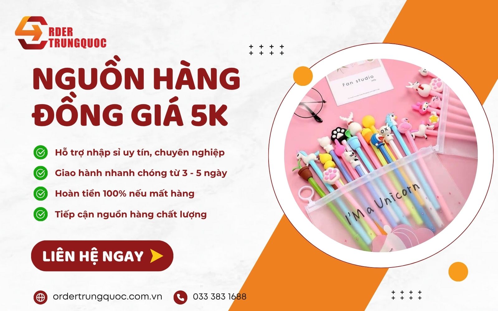 Order Trung Quốc - Đơn vị nhập hộ hàng hóa đồng giá 5k uy tín, giá rẻ bất ngờ