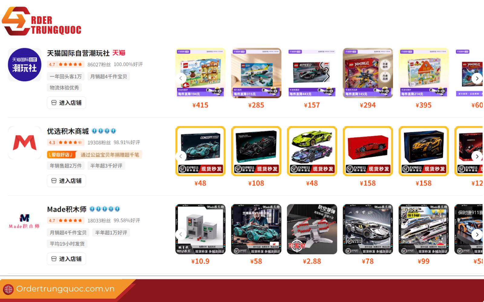 Link nhập lego Trung Quốc mini, size lớn Link nhập lego Trung Quốc mini, size lớn
