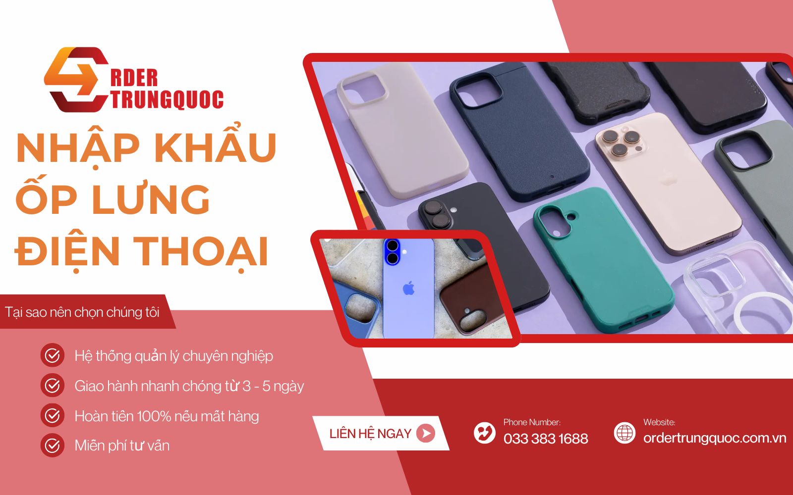 Order Trung Quốc - Đơn vị chuyên nhập ốp điện thoại Trung Quốc giá gốc Nhập sỉ ốp lưng Quảng Châu giá tốt cùng Order Trung Quốc