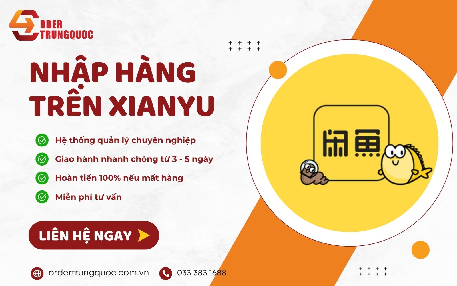 Order Trung Quốc - Dịch vụ mua hộ Xianyu uy tín, giá rẻ