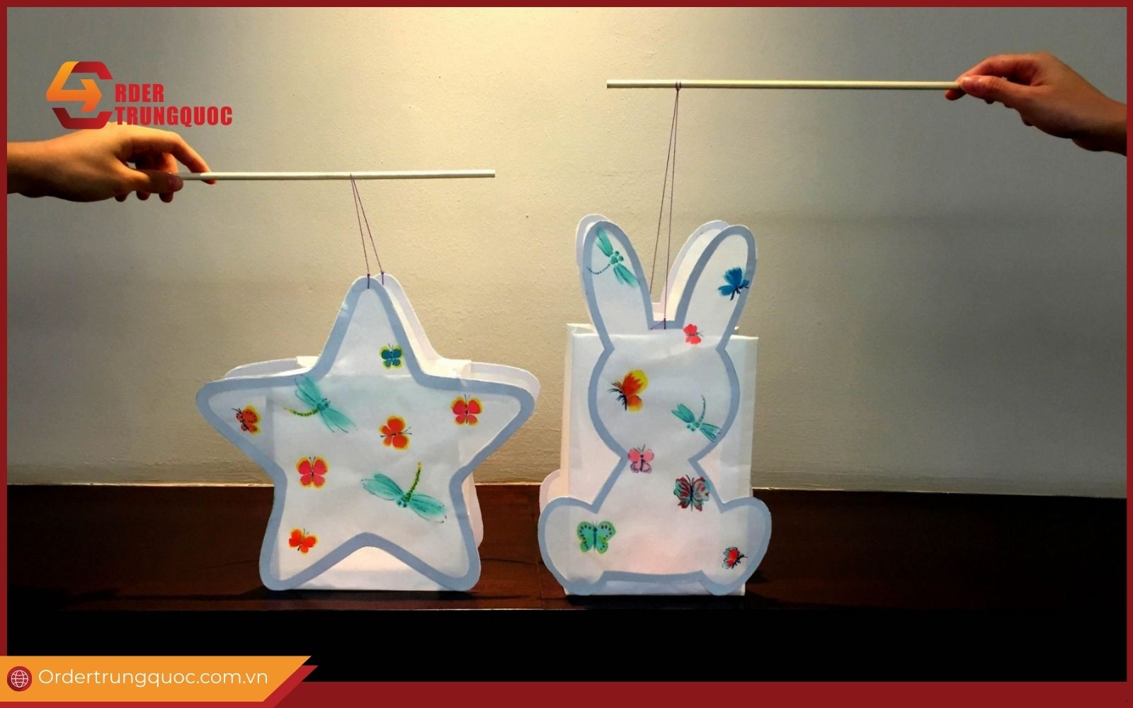 Lồng đèn trung thu handmade đẹp Lồng đèn trung thu handmade đẹp