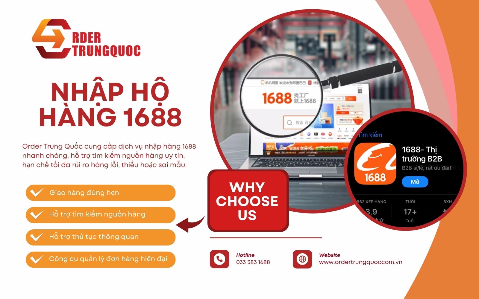 Mua hộ hàng 1688 tại Order Trung Quốc không cần tải app Mua hộ hàng 1688 tại Order Trung Quốc không cần tải app