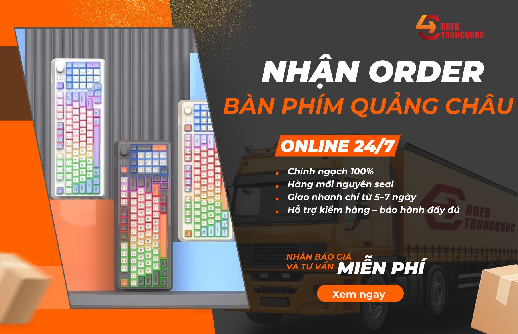 Order Trung Quốc hỗ trợ tìm nguồn cung cấp bàn phím trung quốc
