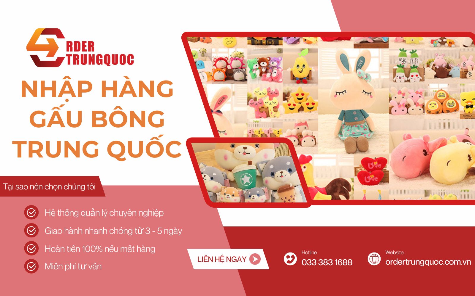 Order Trung Quốc nhập hộ thú nhồi bông nội địa Trung phí rẻ Order Trung Quốc nhập hộ thú nhồi bông nội địa Trung phí rẻ