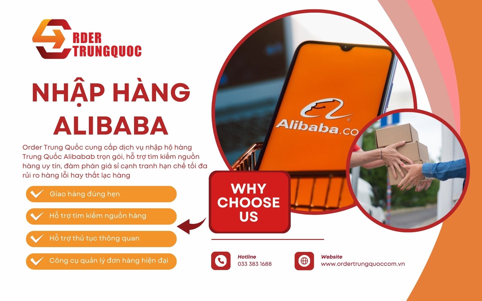 Nhập hộ hàng Alibaba chính ngạch trọn gói tại Order Trung Quốc