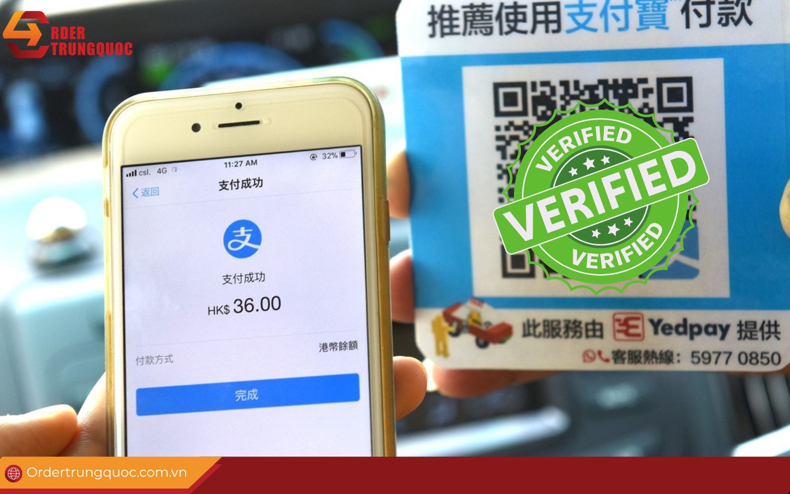 So sánh tài khoản Alipay xác thực và chưa xác thực